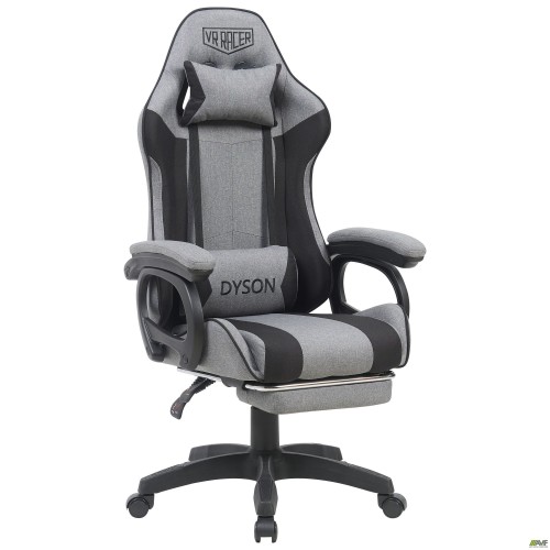 Кресло геймерское VR Racer Textile Dyson темно-серое/черное