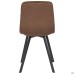 Harlem dining chair, black/coffee