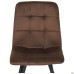 Harlem dining chair, black/coffee