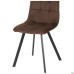 Harlem dining chair, black/coffee