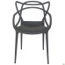 Viti plastic chair, grey