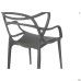 Viti plastic chair, grey