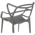 Viti plastic chair, grey
