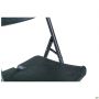 Knox-F folding chair, black plastic