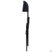 Knox-F folding chair, black plastic