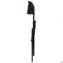 Knox-F folding chair, black plastic