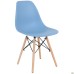 Aster RL Wood chair, plastic, blue