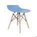 Aster RL Wood chair, plastic, blue