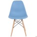 Aster RL Wood chair, plastic, blue