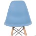 Aster RL Wood chair, plastic, blue