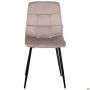 Cherry-X chair, light grey velvet