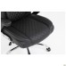 Veratti executive chair, black faux leather