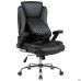 Veratti executive chair, black faux leather