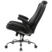 Veratti executive chair, black faux leather
