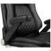 Veratti executive chair, black faux leather
