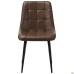 Arkansas-D dining chair, black/camel faux leather