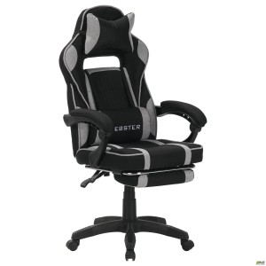 VR Racer Textile Webster black/gray gaming chair