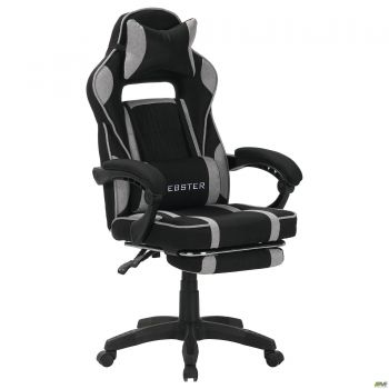 VR Racer Textile Webster black/gray gaming chair