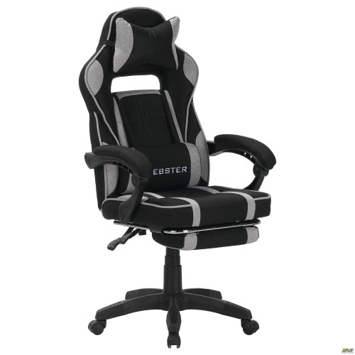 VR Racer Textile Webster black/gray gaming chair