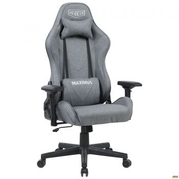 VR Racer Textile Maximus chair, grey fabric/black