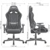 Кресло VR Racer Textile Maximus ткань серая/черная
