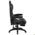 VR Racer Textile Dyson dark gray gaming chair