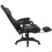 VR Racer Textile Dyson dark gray gaming chair