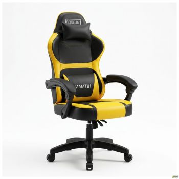 Крісло геймерське VR Racer Dexter Hitman чорний/жовтий
