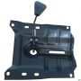 Freestyle plate with lever, black + foot