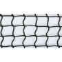 Black-and-white tennis net
