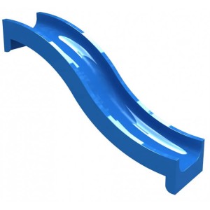 Fiberglass slide "Wave" h-1.2 m