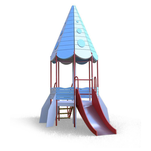 Rocket children's play complex by KIDIGO