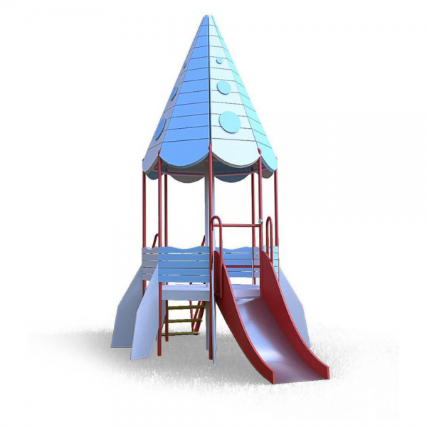 Rocket children's play complex by KIDIGO