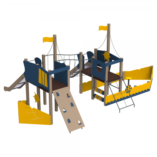 Yacht children's play complex by KIDIGO