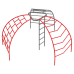 Kidigo Sphere Monkey Bars — Four Elements