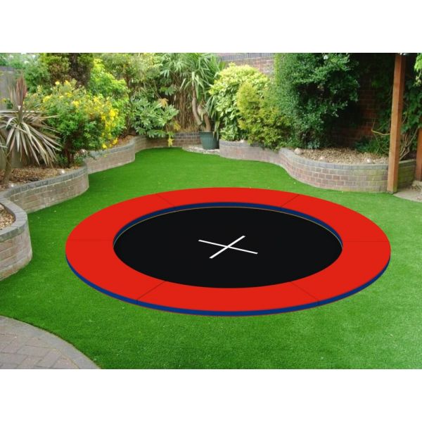 KIDIGO Circle In-Ground Trampoline 2.4x2.4