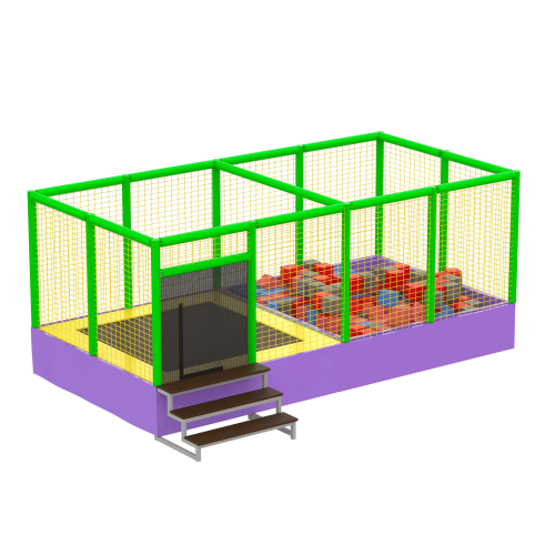 KIDIGO trampoline complex with foam pit