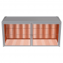 Closed pergola for 3 waste containers KIDIGO
