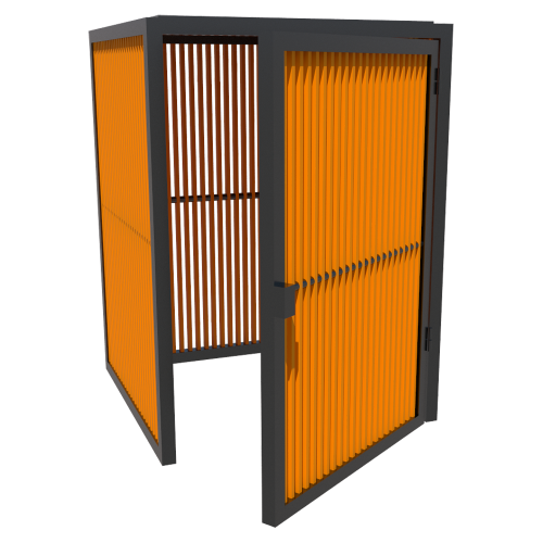 Closed Pergola for 1 Container KIDIGO