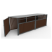 Long Pergola for Waste Containers with Doors KIDIGO