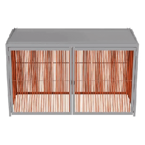 Closed Pergola for 2 Containers KIDIGO