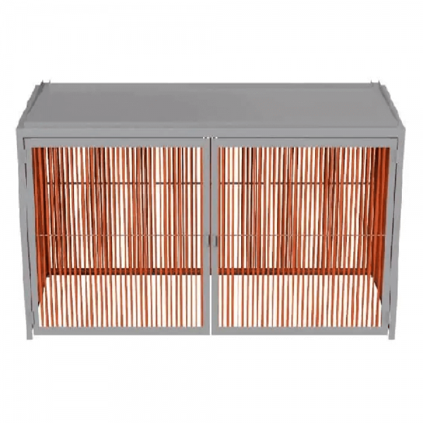 Closed Pergola for 2 Containers KIDIGO