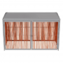 Closed Pergola for 2 Containers KIDIGO