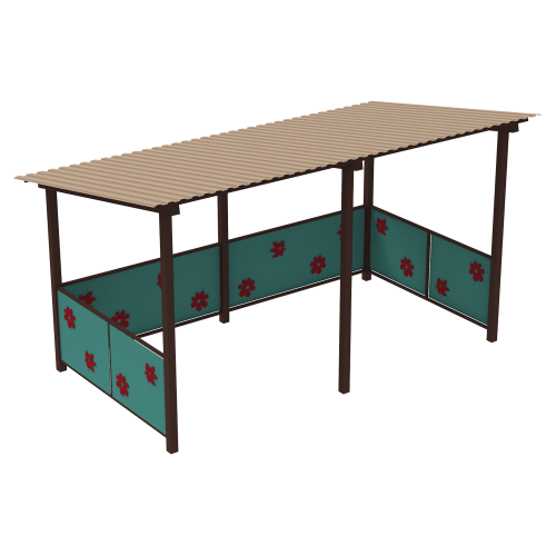 Gazebo Flowers KIDIGO (no floor)