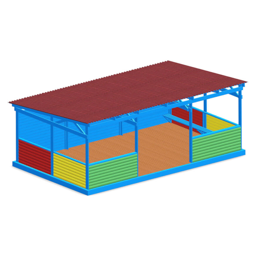KIDIGO canopy for kindergartens 5×8 m