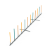 Slalom Obstacle KIDIGO (dog training)