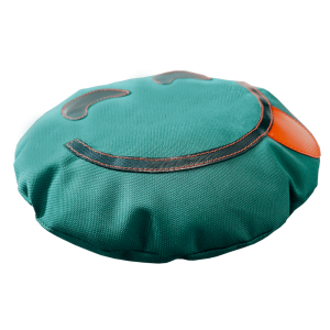 Face-shaped cushion, round