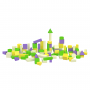 Play 100-piece construction set KIDIGO