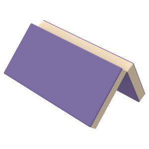 KIDIGO children's folding mat 1x1 m (2-fold)