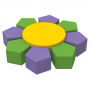 KIDIGO Camellia Kids' Pouf Set